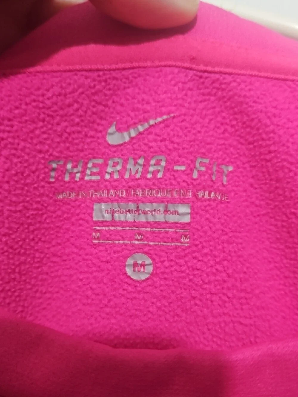 Nike Bright Pink Therma-Fit Crewneck Pullover